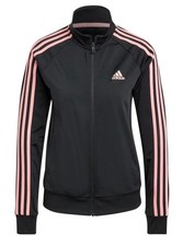 adidas W 3S TRACK TOP - IY4164 - BLACK/ PINK SPAR - WOMEN