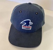 Vintage U.S. Mail Carrier Trucker Hat Made In USA Postal Patch USPS