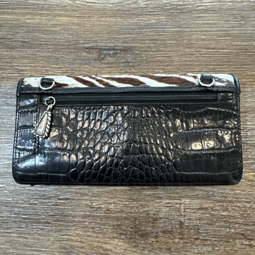 Linda billetera de cuero de cebra Brighton, cena - Imagen 7 de 24