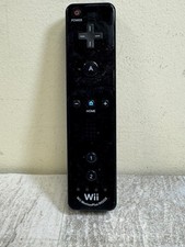 OEM Nintendo Wii Remote Motion Plus Controller - Black RVL-036 *TESTED* Great