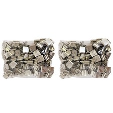 200pcs Metal Wick Holder, Wick Holder for Wooden Wick Candles Y4M99132