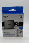 NEW -Crucial X9 Pro 4TB Portable SSD - 1050MB/s Read/Write, Water/Dust Resistant