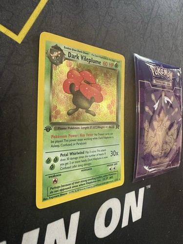 Pokémon Card Dark Vileplume 13/82 Team Rocket Holo Rare 1st Edition 318💎NM +💎 - Picture 2 of 7
