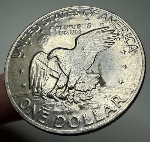 1972 Eisenhower Dollar Type 2 Reverse FS-901 Clad Coin $1 - Picture 8 of 12