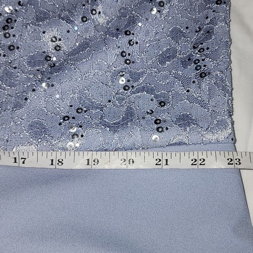 Alex Evenings Women's Asymmetric Tiered Sleeveless Blue/Gray Dress Plus Sz 22 W - Picture 11 of 14