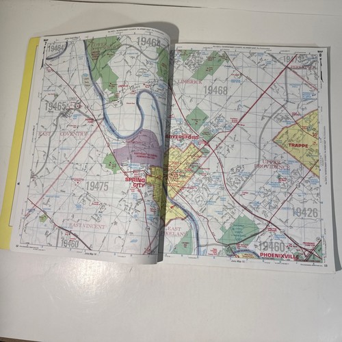 Chester County Pennsylvania Street Map 2001 ADC Guide Atlas Downingtown PA - Picture 8 of 17