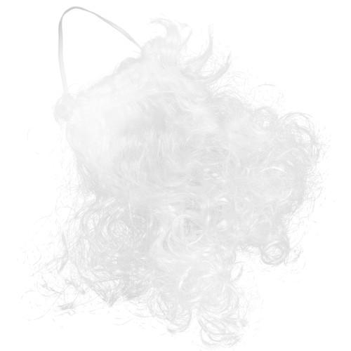 Santa Claus Beard Long White Artificial Beard Cosplay Costume Accessory - Bild 11 von 12