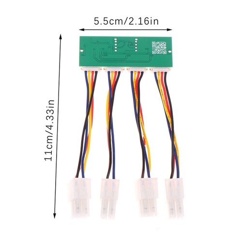 1X(S19K Pro Fan Spoofer 12 V 4-In-1 Quadratischer 4-Poliger Lüftersimulator1314 - Photo 6/6