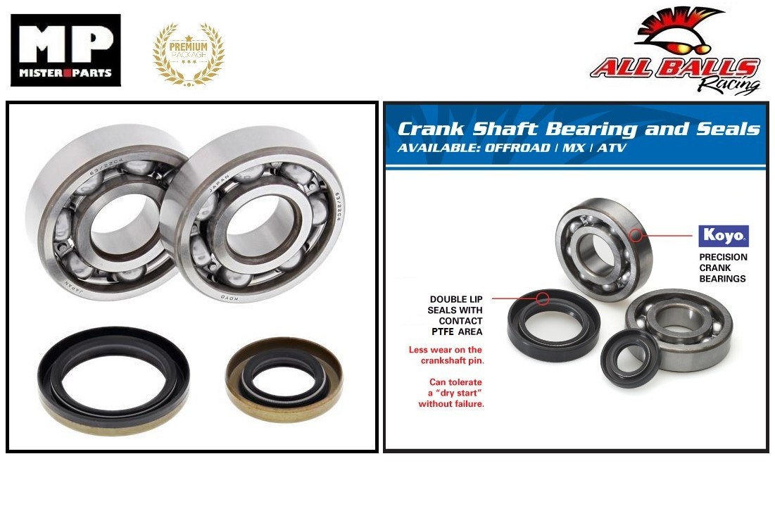 Joint spi et roulement vilebrequin Gas Gas EC 125 pour réfection moteur enduro