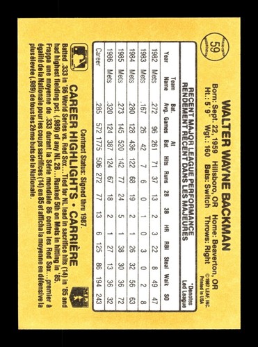 1987 Leaf Baseball Cards (1-199)  - You Pick - Complete Your Set - Picture 113 of 377