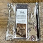 Croscill Claudia Floral Gold Patchwork Pole Top Valance (1) 88x15”