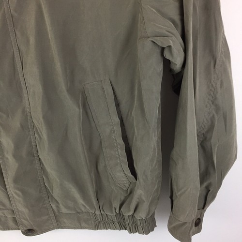 PERRY ELLIS Men’s Size L Long Taupe Lightweight Jacket Windbreaker - Picture 3 of 10