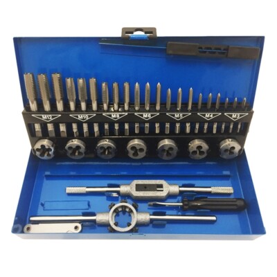 Tap Tool Case Set Alloy Steel 32 Piece Tap and Die Cutter