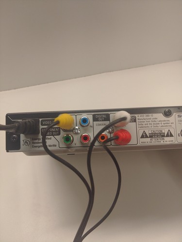 Sony CD / DVD Player DVP-SR210P schwarz ohne Fernbedienung getestet funktioniert - Bild 5 von 5