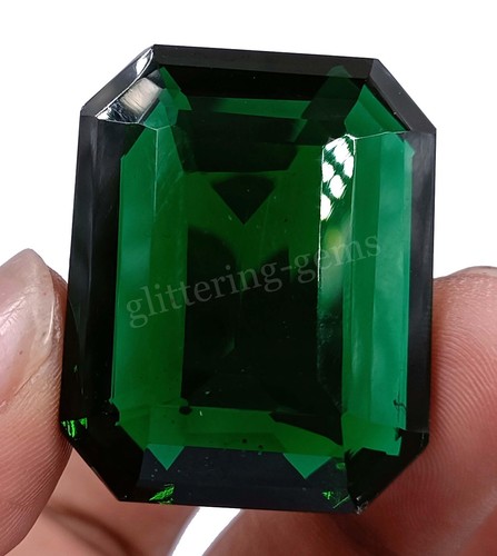 Natural Green Tourmaline 127.90 CT Radiant Cut Certified Loose Gemstone 25F - Picture 5 of 10