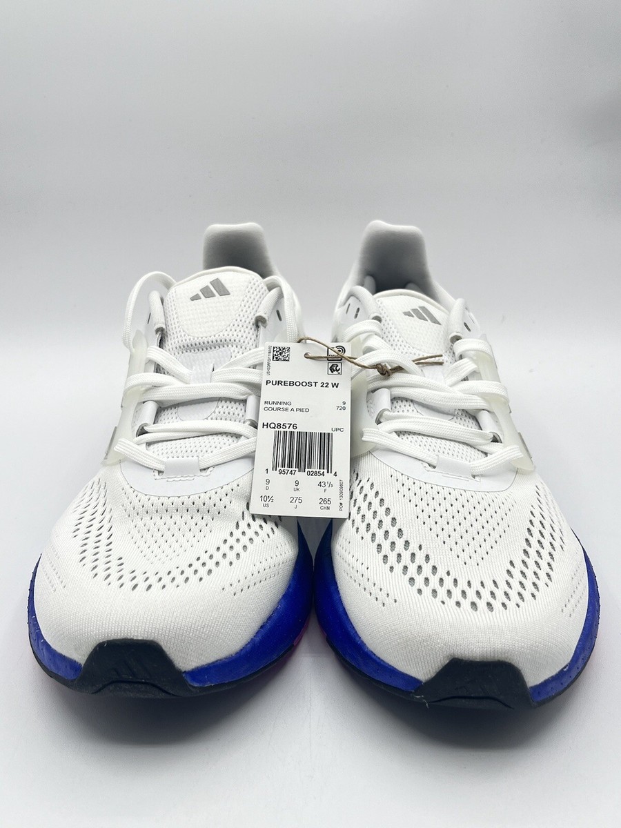 Size 10.5 - adidas PureBoost 22 White Lucid Fuchsia W for