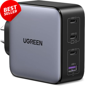 UGREEN 100W USB C Charger Nexode 4 Ports GaN II Fast Charging Block Compact Po