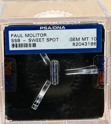PSA/DNA Gem Mint 10 Paul Molitor Signed HOF 04 Baseball (Auto/10 Baseball/10🎄 - Picture 3 of 7