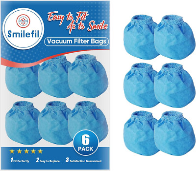 Smilefil VRC2 Cloth Filter Compatible with Vacmaster 1.5 to 3.2 Gallon Wet/Dry V