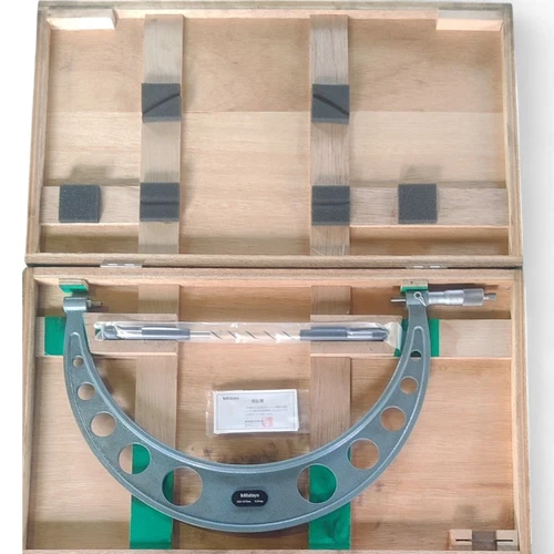 Mitutoyo Outside Micrometer 350-375mm 0.01mm Precision Tool with Wooden Case Jap