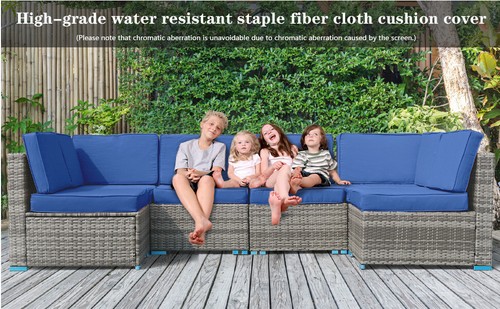 14 Pack Outdoor Sofa Patio Chair Cushion Cover Set Replacement Covers Slipcover - Picture 11 of 16