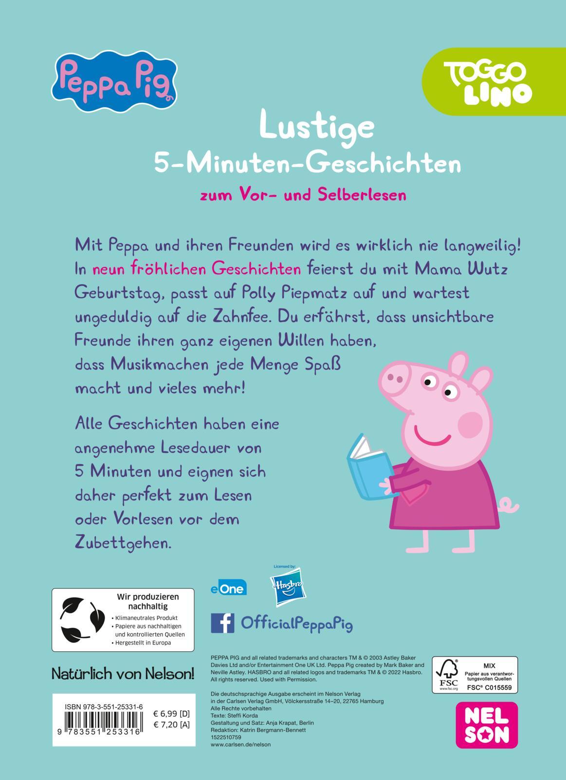 Thumbnail - Unbekannt. / Peppa: Lustige 5-minuten-geschichten