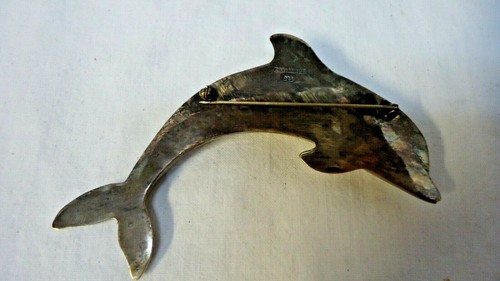 Einzigartiges Sterlingsilber Delfin Manschette Armband, Marke Bayaniham in roter Seidentasche - Bild 8 von 10