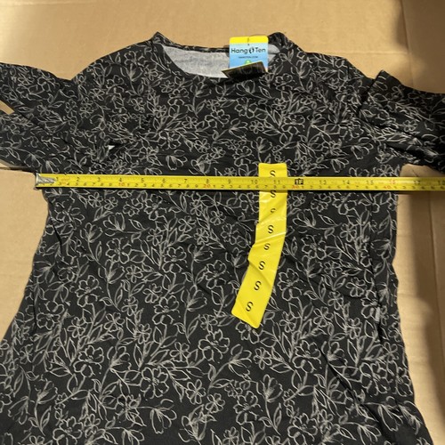 Hang Ten Women's Sun Rashguard Shirt Black - Picture 2 of 4
