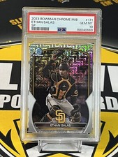 2023 Bowman Chrome Mega Box Ethan Salas Mojo Image Variation SP #BCP-171 PSA 10