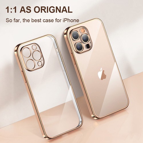 Luxury Plating Soft Silicone Case For iPhone 15 Pro Max 14 13 12 11 XS 8 7 Cover - Picture 10 of 22