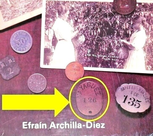 PLACA Obrero WATERMAN LINE Muelle MAYAGUEZ pier Work Tag PUERTO RICO token ficha - Picture 5 of 10