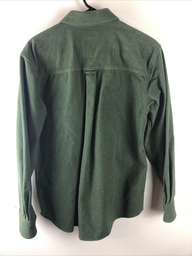 Camicia Camoscio Serie Guide Taglia S Verde Bottoni Cotone Flanella Uomo Outdoor - Foto 4 di 7