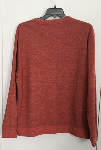 Members Mark Men’s Crewneck Pullover Sweatshirt Sweater Rust Long Sleeve 2XL - 第 4/6 張圖片