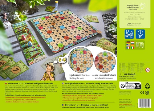 HABA Abenteuer 1x1: Lernspiel für Kinder ab 7 - Multiplikationstraining - Bild 6 von 6