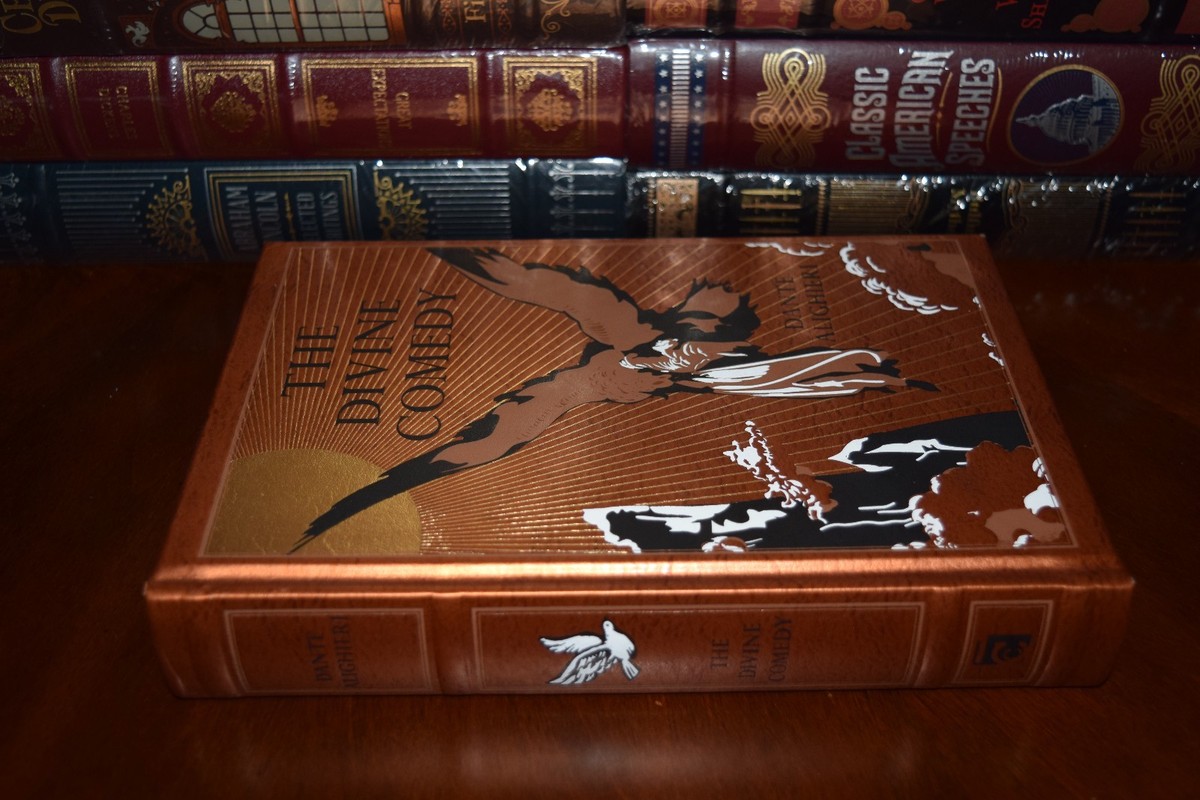 Divine Comedy by Dante Alighieri Illustrated New Leather Bound
