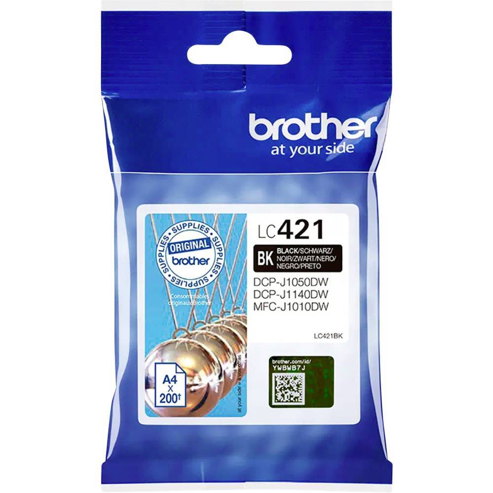 Патрон Brother Druckerpatrone LC-421BK Оригинал Schwarz LC421BK