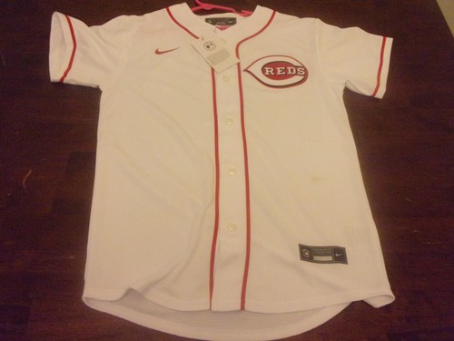Nick Castellanos NEW defect youth medium NIKE MLB jersey Cincinnati Reds