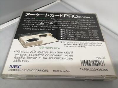PC Engine Arcade Card Pro CD Rom2 NEC PCE Japan Import Game PC Engine Arcade Card Pro CD Rom2 NEC PCE Japan Import Game