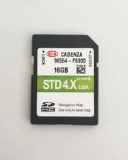 2017 KIA CADENZA LIMITED SXL SX EX LX NAVIGATION MAP SD CARD OEM 96554-F6300