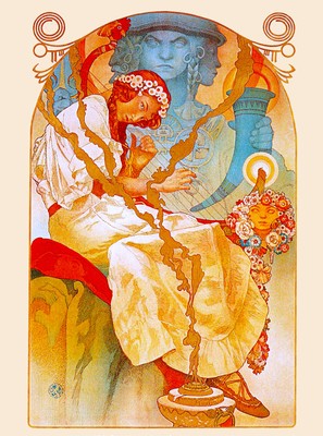 The Slav Epic French Nouveau Alphonse Mucha Vintage Advertisement Art Poster