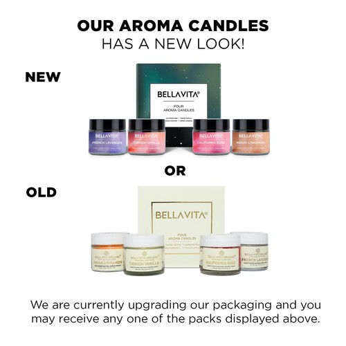 Bella Vita Bio Aromakerzen 4er Set Duft Aromaduft - Bild 2 von 5