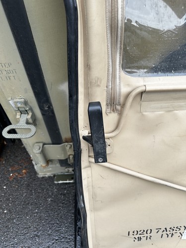US Army Military Hmmwv Humvee Softdoor Soft Door Front Left Desert - Picture 7 of 10