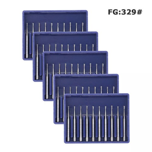 Fresas dentales de carburo para empuñadura de fricción de pieza de mano de alta velocidad FG329 330 331 332 333 - Imagen 22 de 40