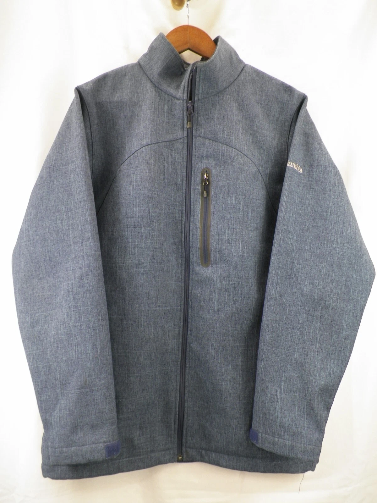 Columbia Jackson Valley Omni-Shield Softshell Jacket Sz M Grey 1523291 Men