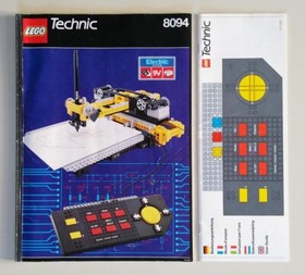 vintage LEGO Technic 8094 Control Center, Plotter with instructions, RARE