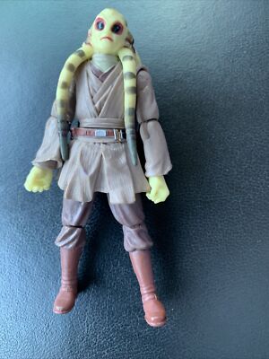  Star Wars Kit Fisto Jedi Master 3.75'' action figure ROTS Hasbro 2004