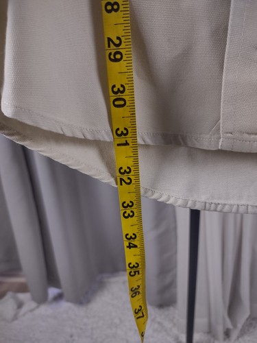 Keeler Bay Mens 100% Cotton Long Sleeve Button Down Beige Shirt Size Medium - Picture 6 of 11