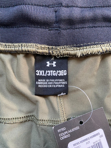 Under Armour Elite Tapered Print Hose Camp Herren 32" grün Tarnmuster Größe 3XL neu mit Etikett $ 90 - Bild 9 von 13