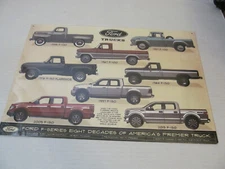 Open Road Brands Ford Trucks Eight Decades of America's Embossed Metal Sign