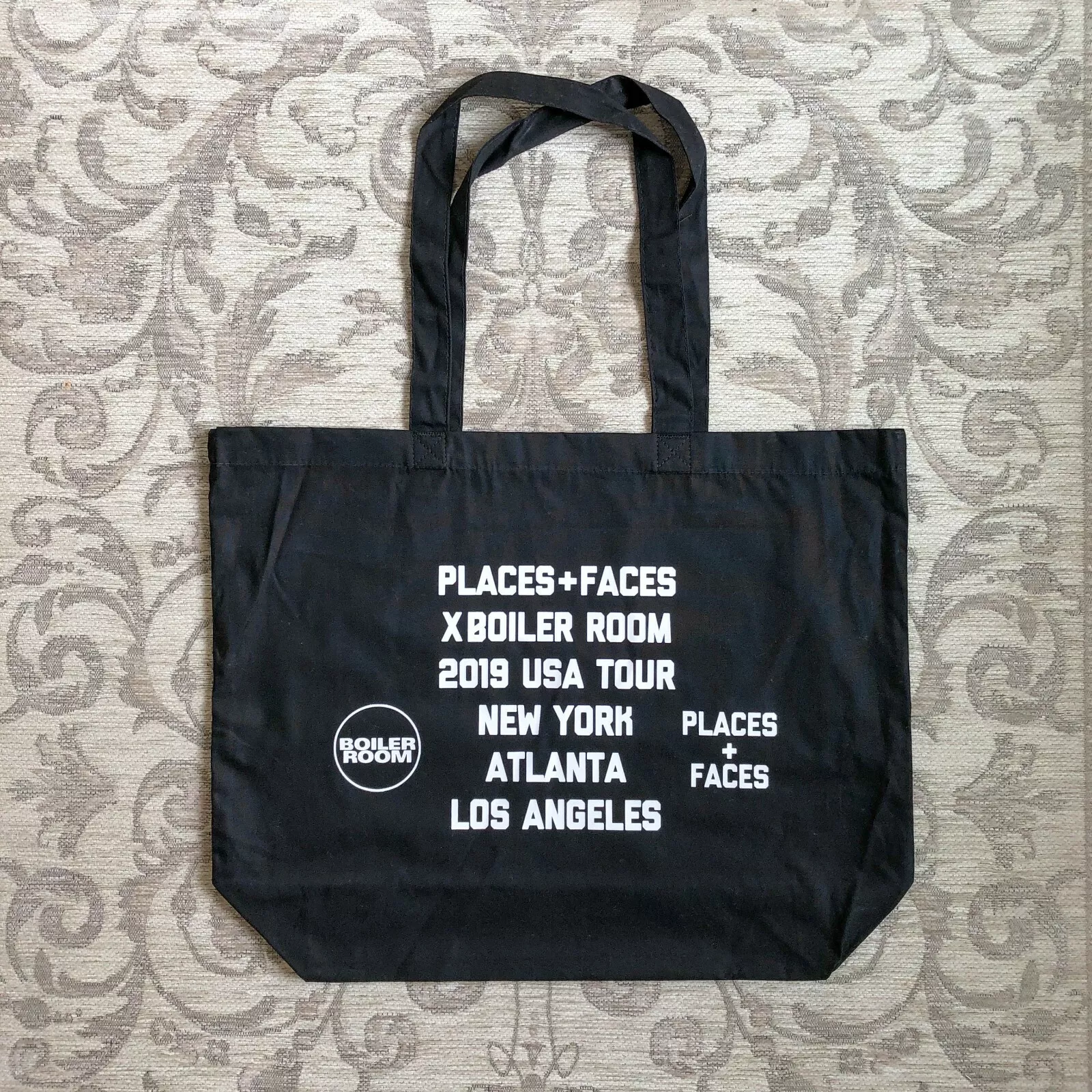Places + Faces x Boiler Room Tote Bag plus Supreme Corteiz T shirt Hoody Patta